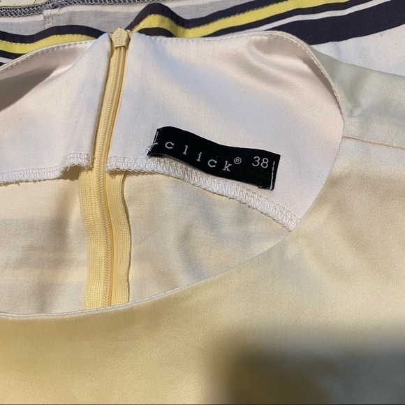 click Sleeveless yellow ombré midi dress S/M EU 38 - Picture 7 of 9